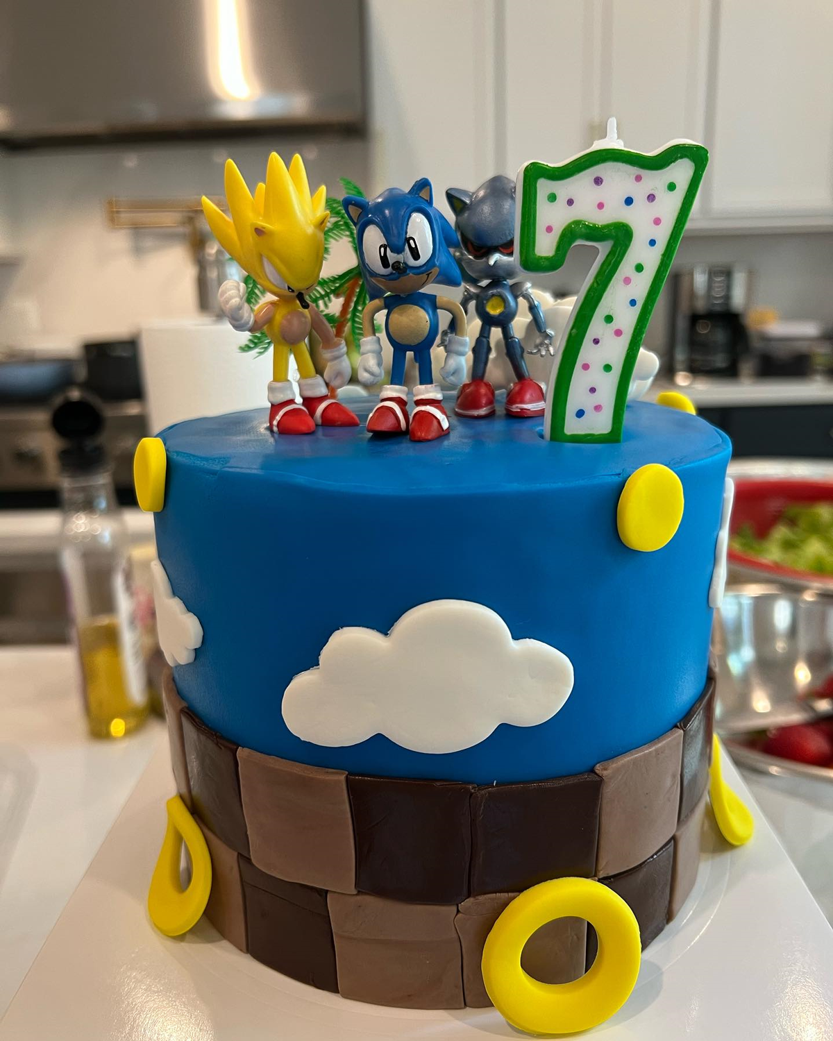 Sonic the Hedgehog Birthday Cake